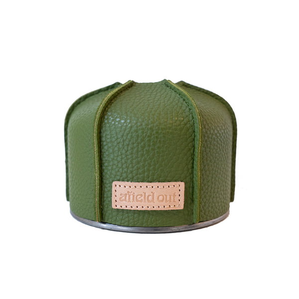 Green Leather Fuel Tank Cover