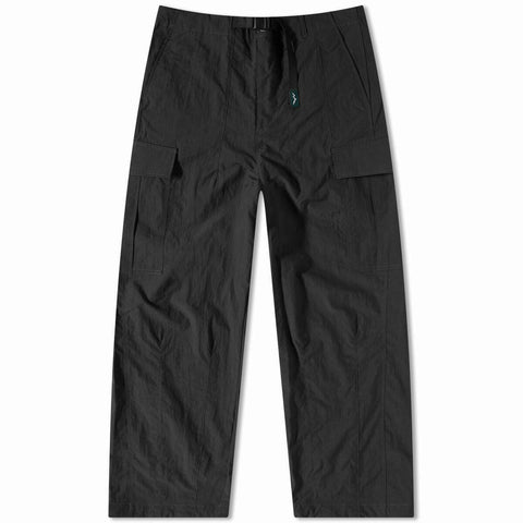 Black Nylon Utility Pants