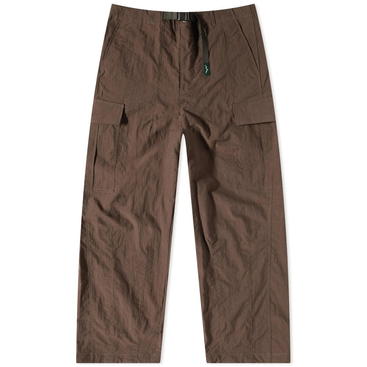 Brown Nylon Utility Pants