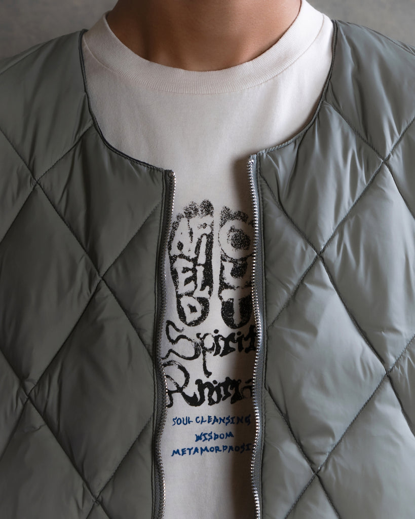 Seafoam Stone Puffer Vest