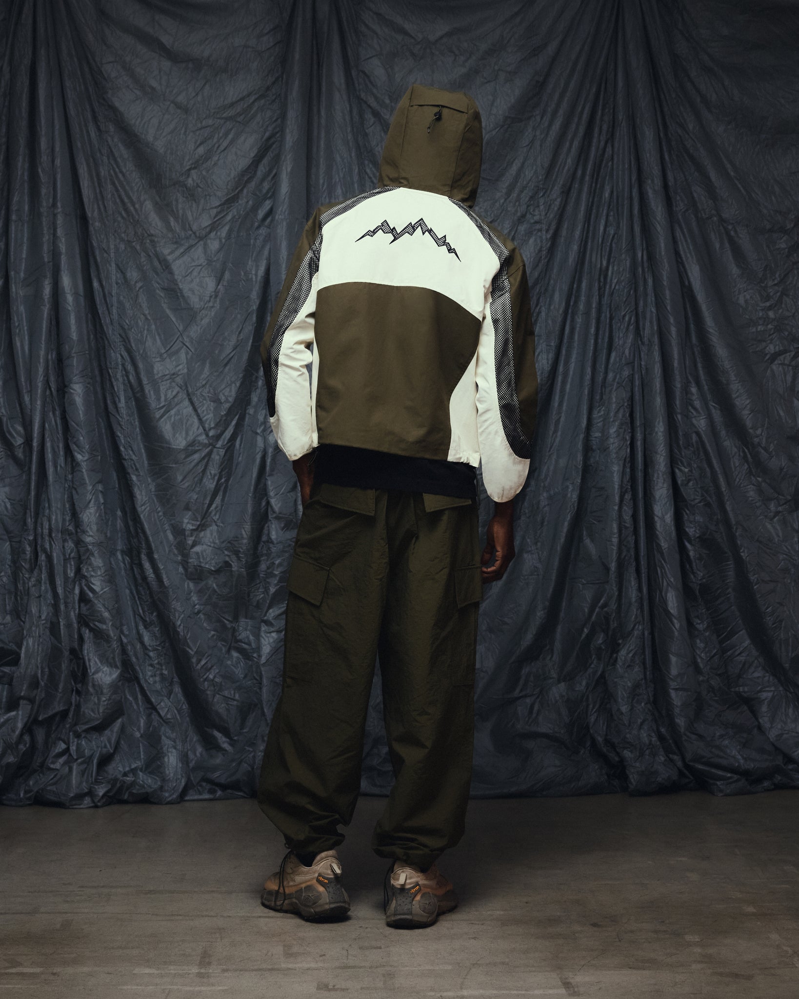 Green Mesh Windbreaker