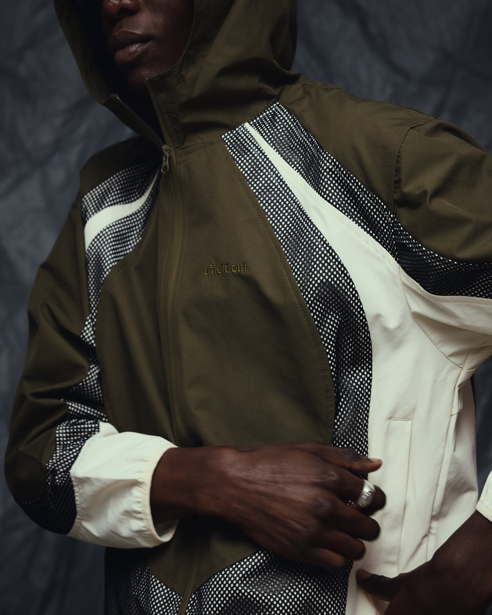 Green Mesh Windbreaker