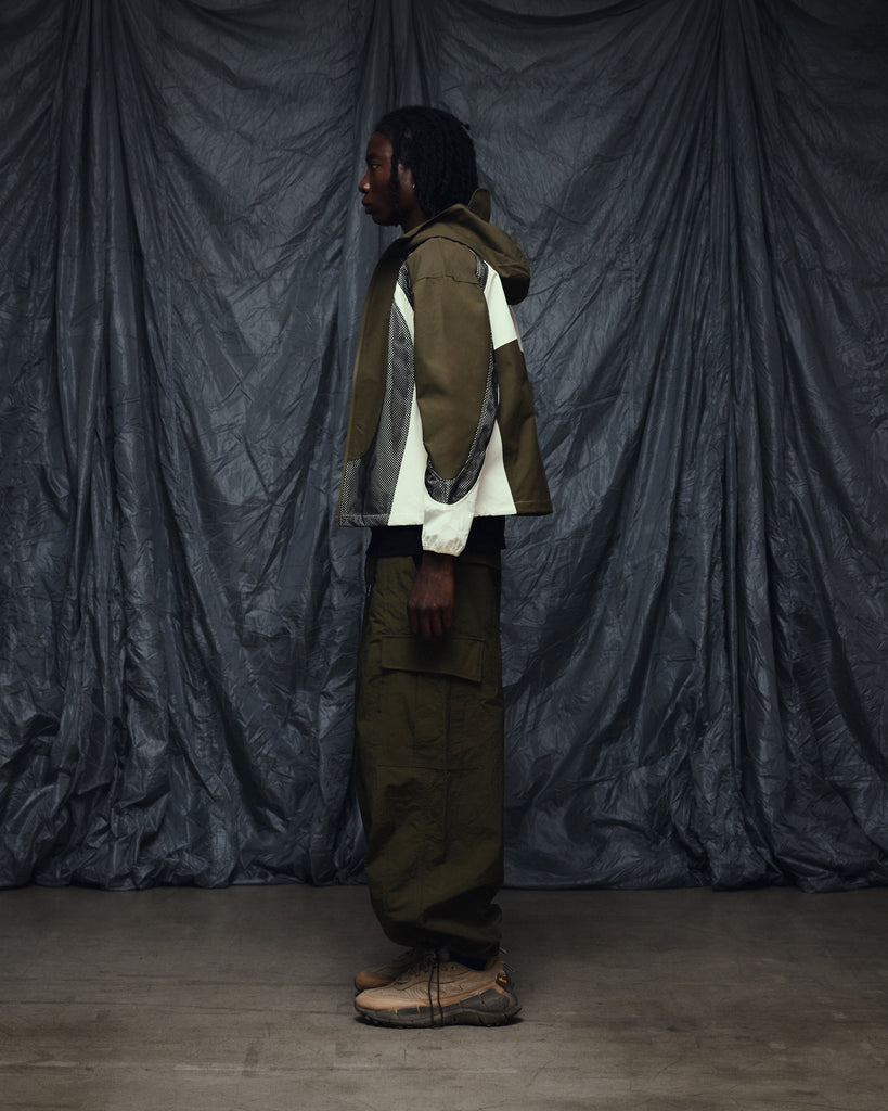 Green Mesh Windbreaker