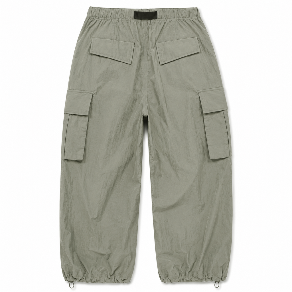 Seafoam Nylon Utility Pants