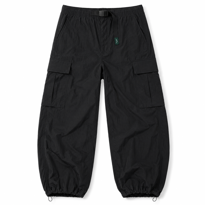 【ennoy】NYLON PANTS (Triple Black) M Black Nylon Utility Pants – Afield Out