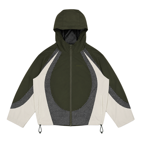 Green Mesh Windbreaker