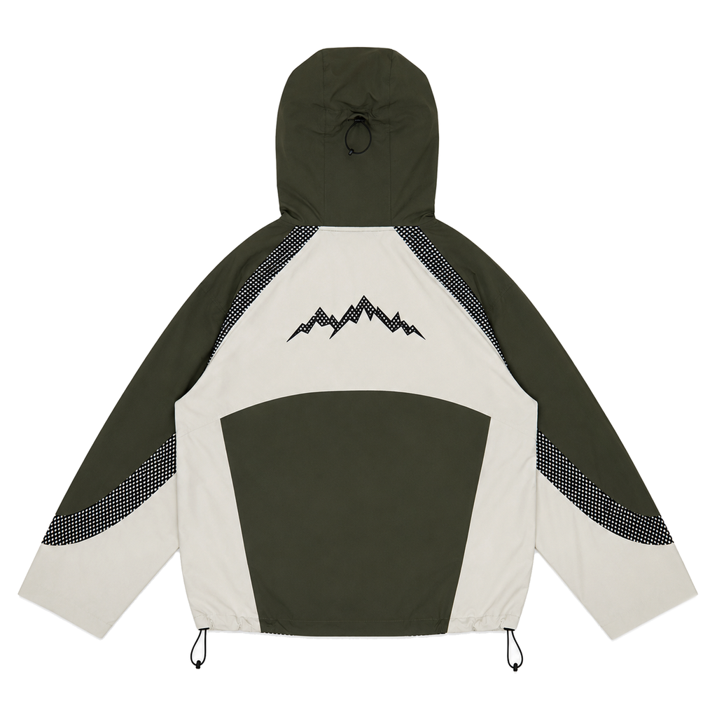 Green Mesh Windbreaker