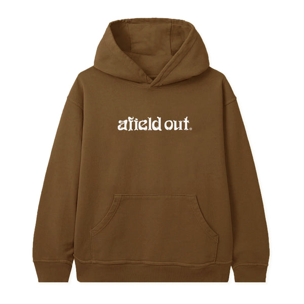 Brown Wordmark Hoodie