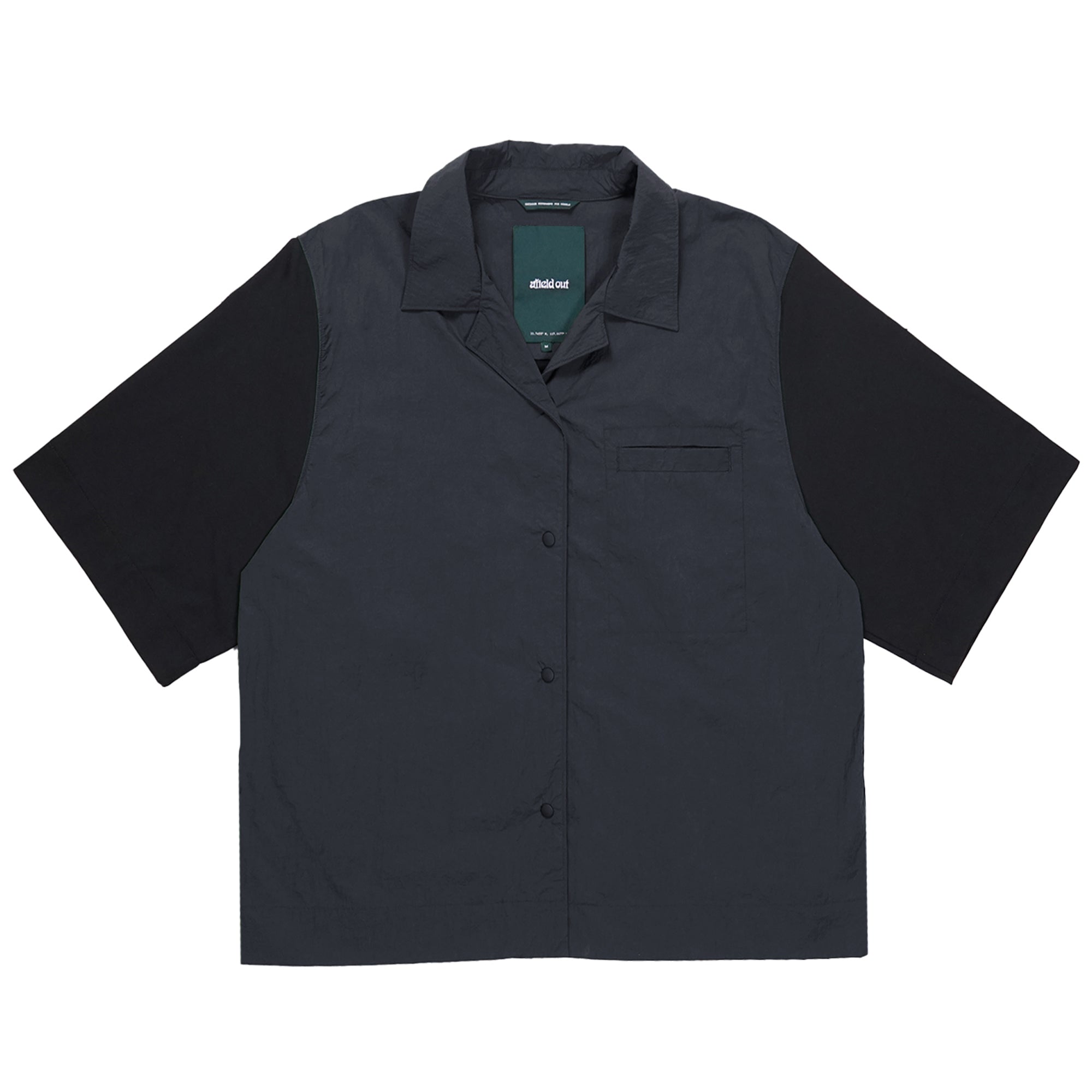 ◆Fallett◆ Slit short sleeve t-shirt black T-shirt with a slit - black | s.Oliver
