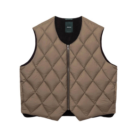 Brown Stone Puffer Vest