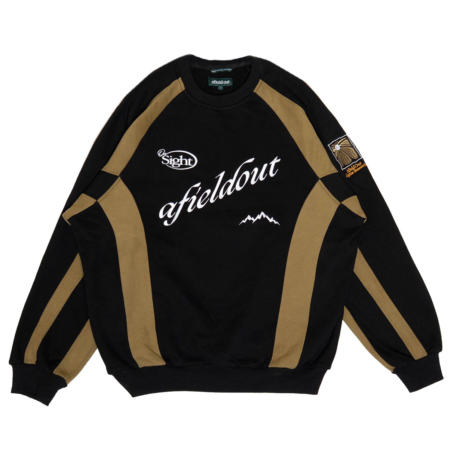 Brown Pitch Crewneck