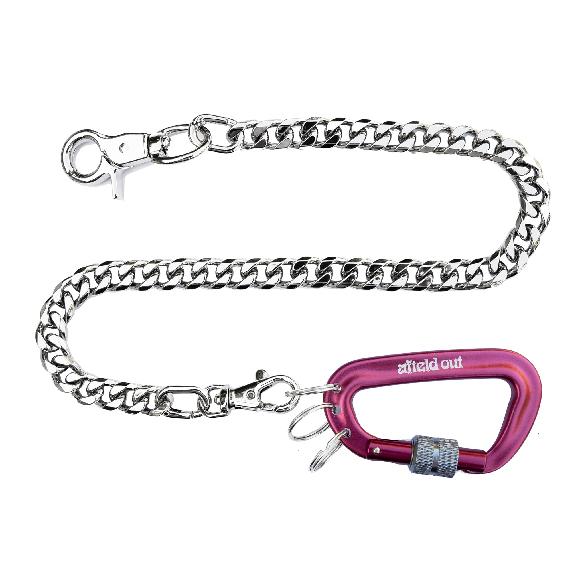 Red Violet Carabiner Link