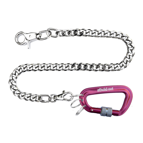 Red Violet Carabiner Link
