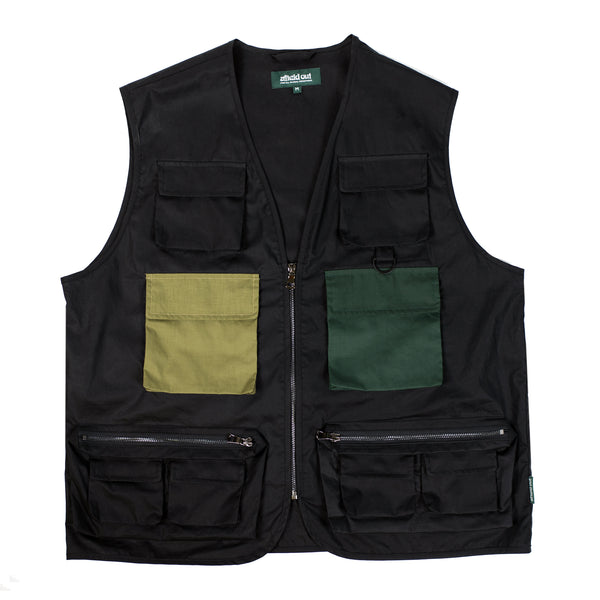 Black Langley Utility Vest