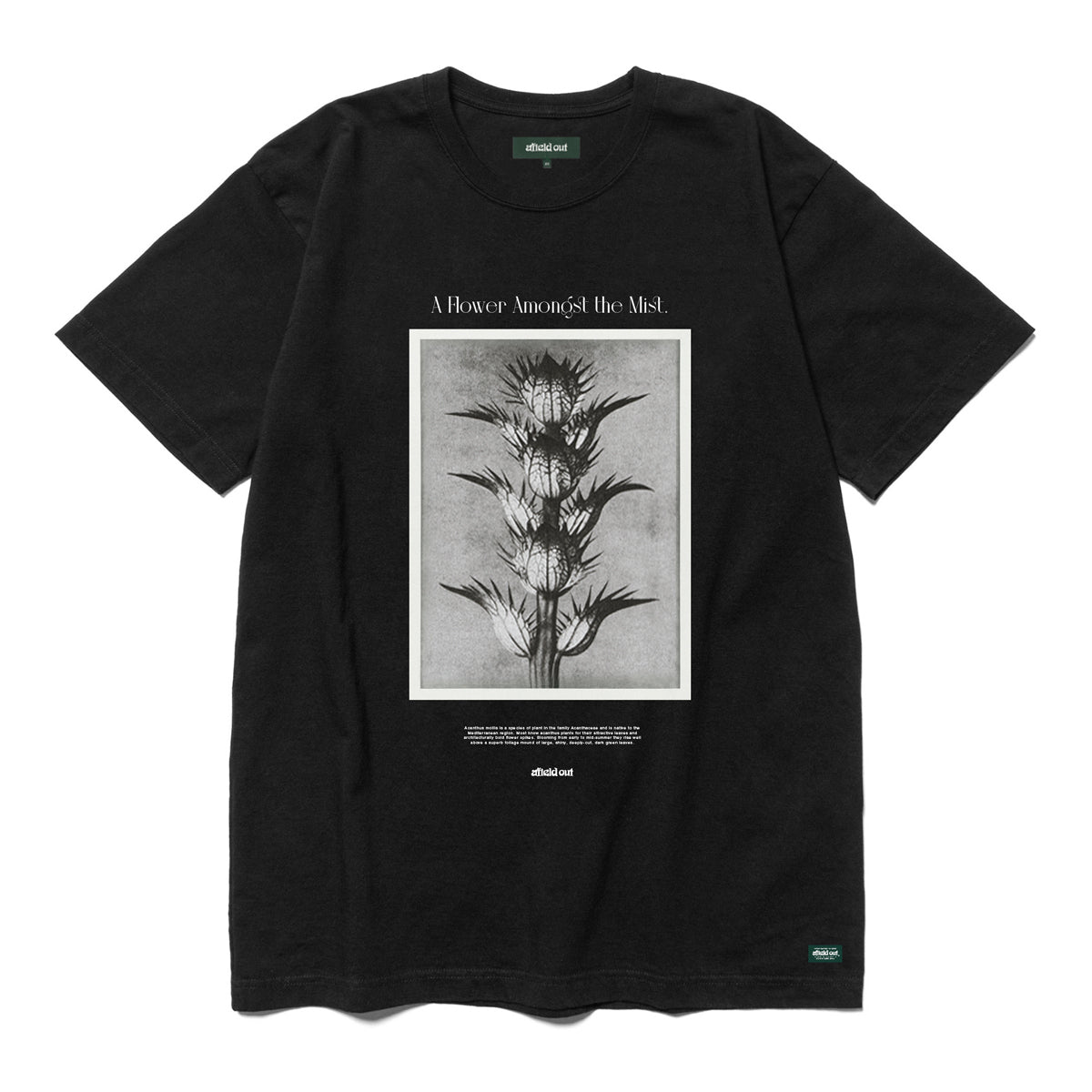 Black Acanthus T-Shirt