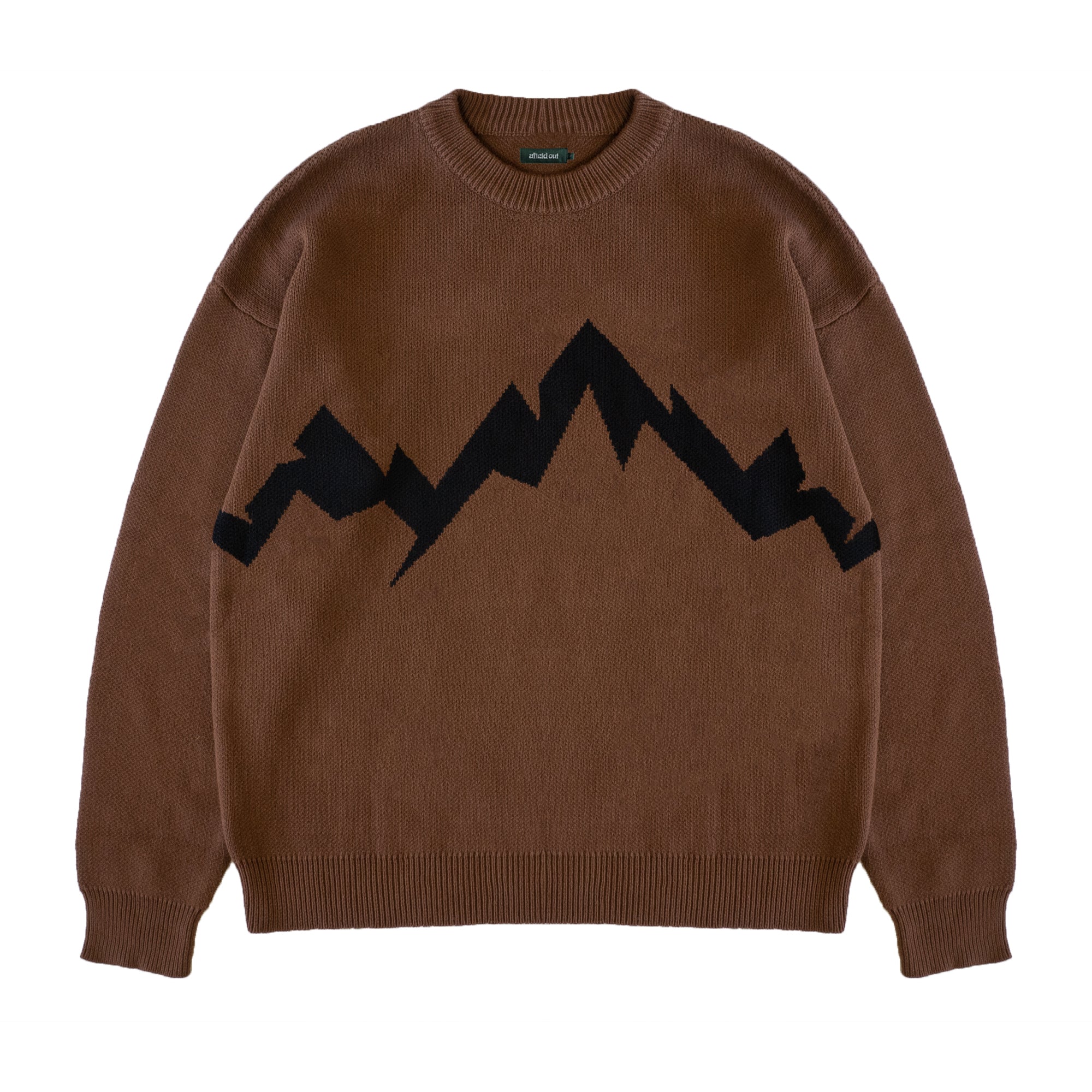 Brown Lowell Knit Sweatshirt