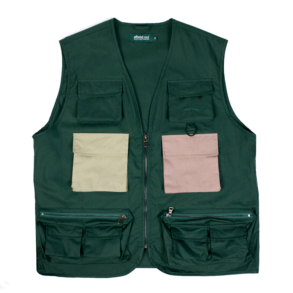 Green Langley Utility Vest